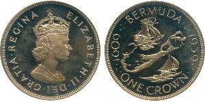 1 Crown Bermuda Silber Elizabeth II (1926-2022)