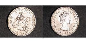 1 Crown Bermuda Silber Elizabeth II (1926-2022)