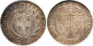 1 Crown Commonwealth of England (1649-1660) Silber 