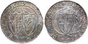 1 Crown Commonwealth of England (1649-1660) Silber 