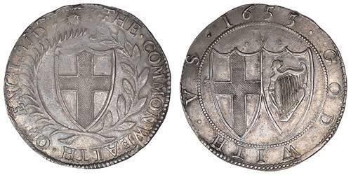 1 Crown Commonwealth of England (1649-1660) Silber 