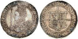 1 Crown Königreich England (927-1649,1660-1707) Silber Elizabeth I (1533-1603)