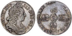 1 Crown Königreich England (927-1649,1660-1707) Silber Wilhelm III (1650-1702)