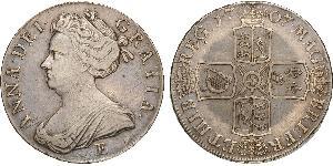 1 Crown Königreich England (927-1649,1660-1707) Silber Anne (Großbritannien)(1665-1714)
