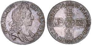 1 Crown Königreich England (927-1649,1660-1707) Silber Wilhelm III (1650-1702)