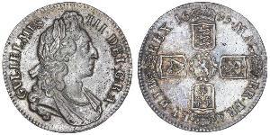 1 Crown Königreich England (927-1649,1660-1707) Silber Wilhelm III (1650-1702)