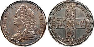 1 Crown Königreich Großbritannien (1707-1801) Silber Georg II (1683-1760)