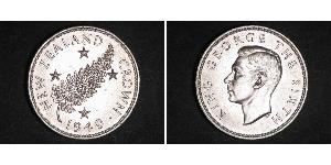 1 Crown Neuseeland Silber Georg VI (1895-1952)