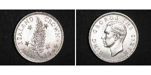 1 Crown Neuseeland Silber Georg VI (1895-1952)