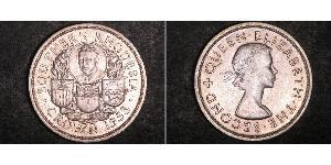 1 Crown Southern Rhodesia (1923-1980) Silber Elizabeth II (1926-2022)
