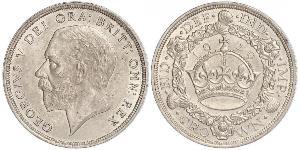 1 Crown Vereinigtes Königreich (1922-) Silber George V (1865-1936)