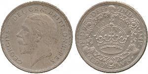 1 Crown Vereinigtes Königreich (1922-) Silber George V (1865-1936)