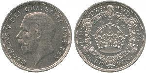 1 Crown Vereinigtes Königreich (1922-) Silber George V (1865-1936)
