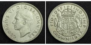 1 Crown Vereinigtes Königreich (1922-) Silber Georg VI (1895-1952)