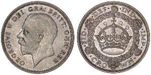1 Crown Vereinigtes Königreich (1922-) Silber George V (1865-1936)