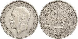 1 Crown Vereinigtes Königreich (1922-) Silber George V (1865-1936)