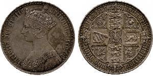 1 Crown Vereinigtes Königreich von Großbritannien und Irland (1801-1922) Silber Victoria (1819 - 1901)