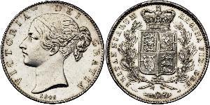 1 Crown Vereinigtes Königreich von Großbritannien und Irland (1801-1922) Silber Victoria (1819 - 1901)