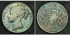 1 Crown Vereinigtes Königreich von Großbritannien und Irland (1801-1922) Silber Victoria (1819 - 1901)