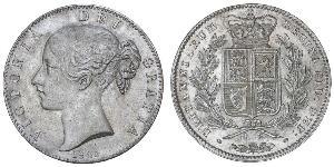 1 Crown Vereinigtes Königreich von Großbritannien und Irland (1801-1922) Silber Victoria (1819 - 1901)