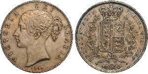1 Crown Vereinigtes Königreich von Großbritannien und Irland (1801-1922) Silber Victoria (1819 - 1901)