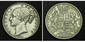 1 Crown Vereinigtes Königreich von Großbritannien und Irland (1801-1922) Silber Victoria (1819 - 1901)