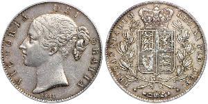 1 Crown Vereinigtes Königreich von Großbritannien und Irland (1801-1922) Silber Victoria (1819 - 1901)