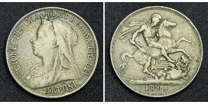 1 Crown Vereinigtes Königreich von Großbritannien und Irland (1801-1922) Silber Victoria (1819 - 1901)