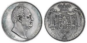 1 Crown Vereinigtes Königreich von Großbritannien und Irland (1801-1922) Silber Wilhelm IV (1765-1837)