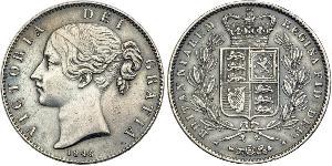 1 Crown Vereinigtes Königreich von Großbritannien und Irland (1801-1922) Silber Victoria (1819 - 1901)