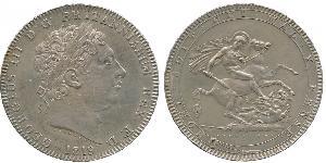 1 Crown Vereinigtes Königreich von Großbritannien und Irland (1801-1922) Silber Georg III (1738-1820)