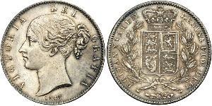 1 Crown Vereinigtes Königreich von Großbritannien und Irland (1801-1922) Silber Victoria (1819 - 1901)
