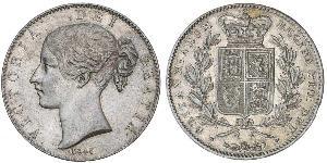 1 Crown Vereinigtes Königreich von Großbritannien und Irland (1801-1922) Silber Victoria (1819 - 1901)