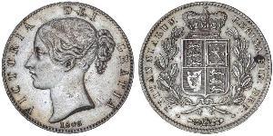 1 Crown Vereinigtes Königreich von Großbritannien und Irland (1801-1922) Silber Victoria (1819 - 1901)