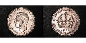 1 Crown Australia (1788 - 1939) Silver George VI (1895-1952)