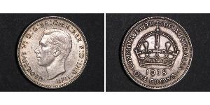 1 Crown Australia (1788 - 1939) Silver George VI (1895-1952)