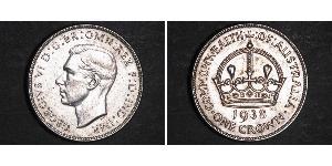 1 Crown Australia (1788 - 1939) Silver George VI (1895-1952)