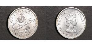 1 Crown Bermuda Silver Elizabeth II (1926-2022)