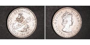 1 Crown Bermuda Silver Elizabeth II (1926-2022)