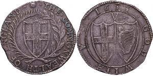 1 Crown Commonwealth of England (1649-1660) Silver 