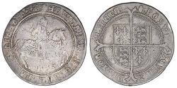 1 Crown Kingdom of England (927-1649,1660-1707) Silver Edward VI  (1537-1553)
