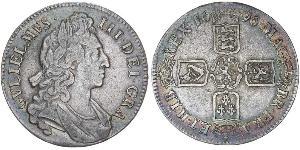 1 Crown Kingdom of England (927-1649,1660-1707) Silver William III (1650-1702)