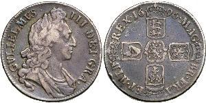 1 Crown Kingdom of England (927-1649,1660-1707) Silver William III (1650-1702)