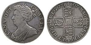 1 Crown Kingdom of England (927-1649,1660-1707) Silver Anne, Queen of Great Britain (1665-1714)