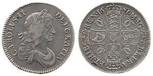 1 Crown Kingdom of England (927-1649,1660-1707) Silver Charles II (1630-1685)