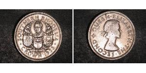 1 Crown Southern Rhodesia (1923-1980) Silver Elizabeth II (1926-2022)