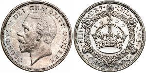 1 Crown United Kingdom (1922-) Silver George V of the United Kingdom (1865-1936)