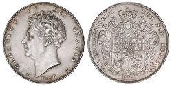 1 Crown United Kingdom of Great Britain and Ireland (1801-1922) Silver George IV (1762-1830)