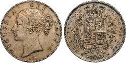 1 Crown United Kingdom of Great Britain and Ireland (1801-1922) Silver Victoria (1819 - 1901)
