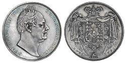 1 Crown United Kingdom of Great Britain and Ireland (1801-1922) Silver William IV (1765-1837)